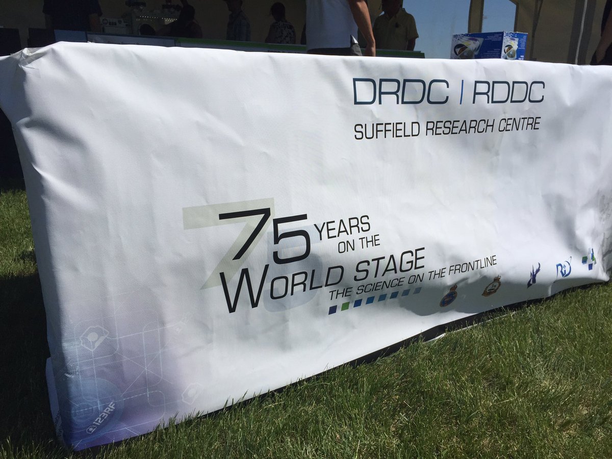 Photo__Mike's tweet photo. 75th Anniversary celebrations about to start in Ralston! @DRDC_RDDC https://t.co/ibGh7fbnqs