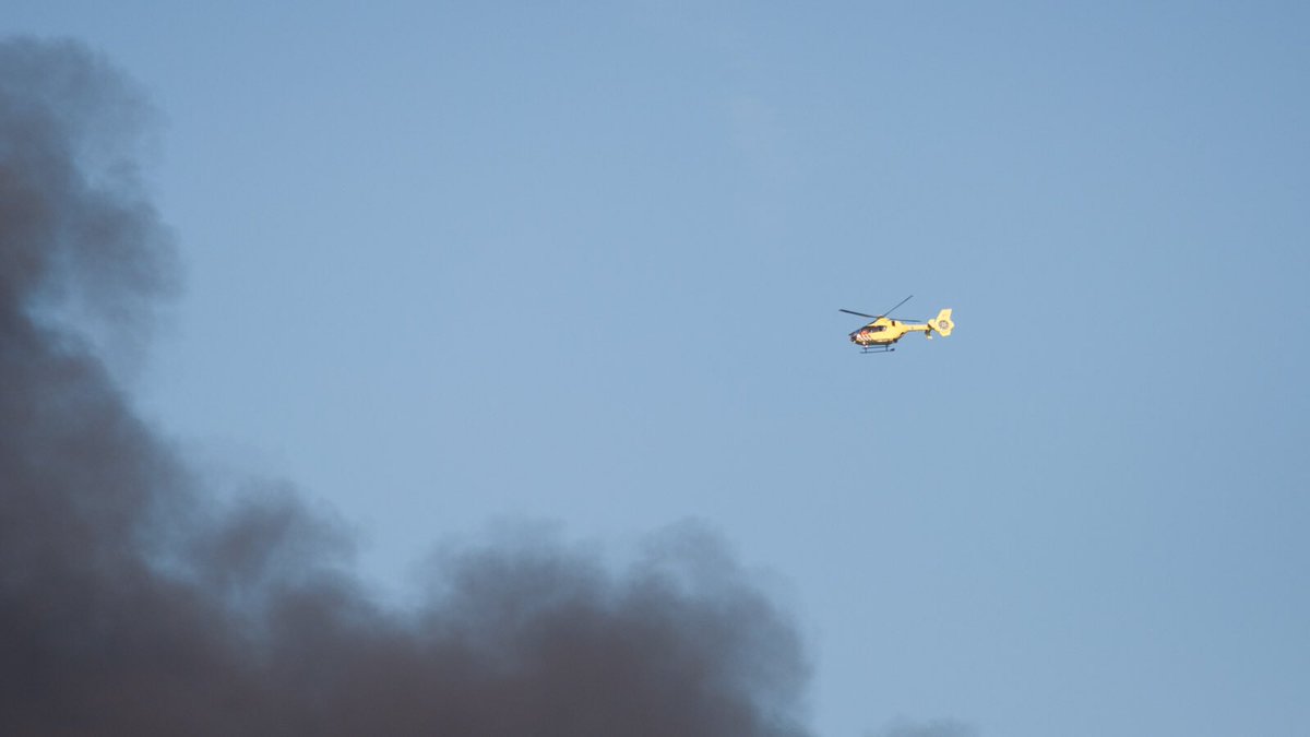 LarsNL's tweet image. Aankomst LL1 #otterkoog #alkmaar brand