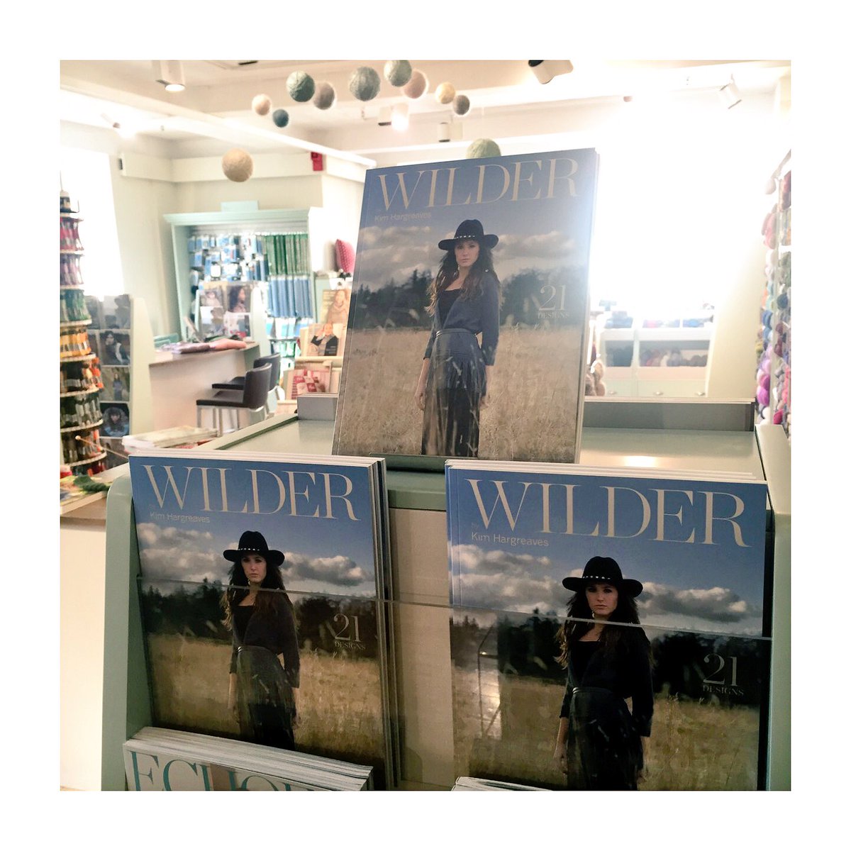 It's here!! #kimhargreaves #wilder <a href="/RowanYarns/">Rowan Yarns</a> @MakeitCoatsUK