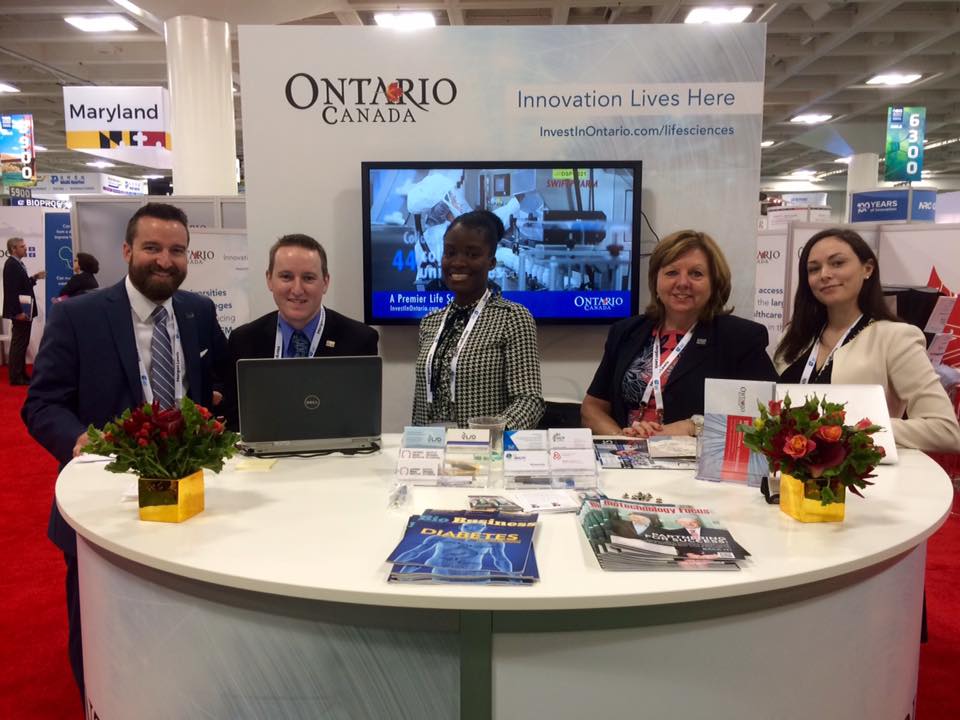 LifeSciencesON's tweet image. Our team is at Ontario booth 5944 for the final day of #BIO2016. We hope you’ve had a productive and amazing BIO! 🇨🇦