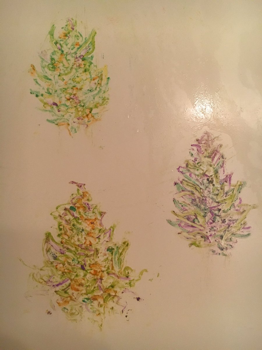 greenmangal's tweet photo. I made #NugArt in the shower 🚿  Every where I go I think #Weed 😂 https://t.co/Eh8Nh9a0L5