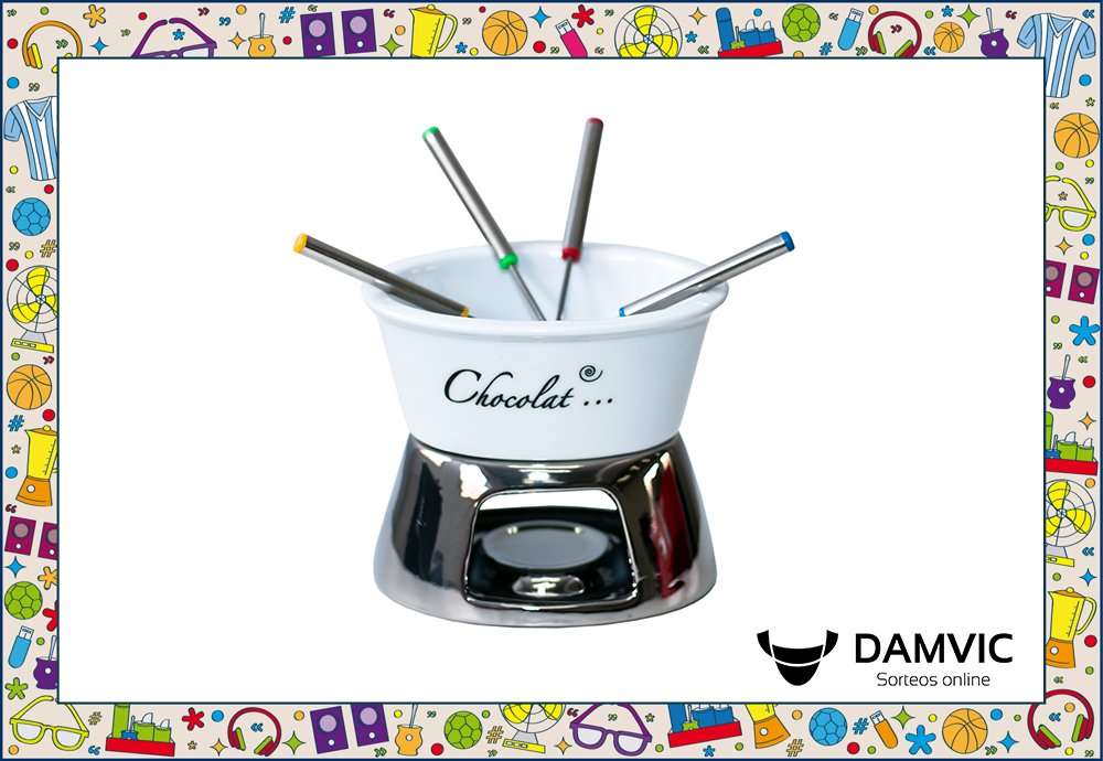 DAMVIC_Sorteos's tweet image. Participá Gratis por el #SorteoenDAMVIC de esta Fondue de chocolate. 
Ingresá a: damvic.com
