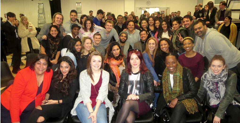 GirlPerfectinit's tweet photo. Throwback Thursday to the @BendItMusical rehearsals⚽️⚽️ #TBT #ThrowbackThursday #TEAMBENDIT https://t.co/vMhUT9v34z