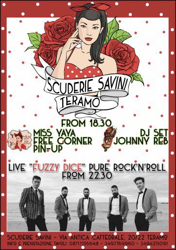 Scuderie Savini - BACK TO 50's *The Fuzzy Dice live* - eventiteramo.it/scuderie-savin…