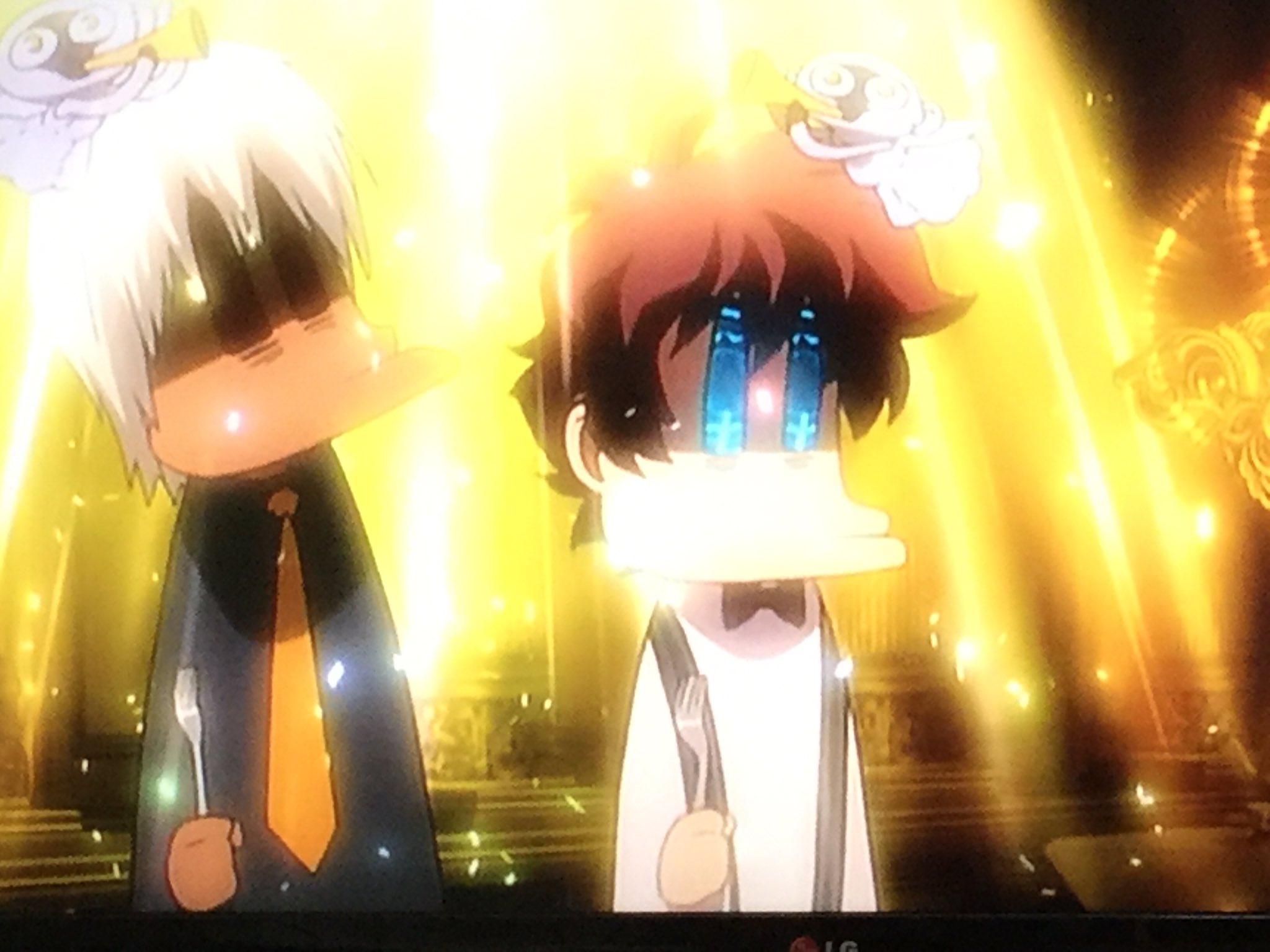 クラン Krown 朝から血界戦線を視聴 個人的に 1番アニメ化して欲しい話であるレストラン回であります 料理名が技名の仕様になってたw T Co Yhtensnymu Twitter