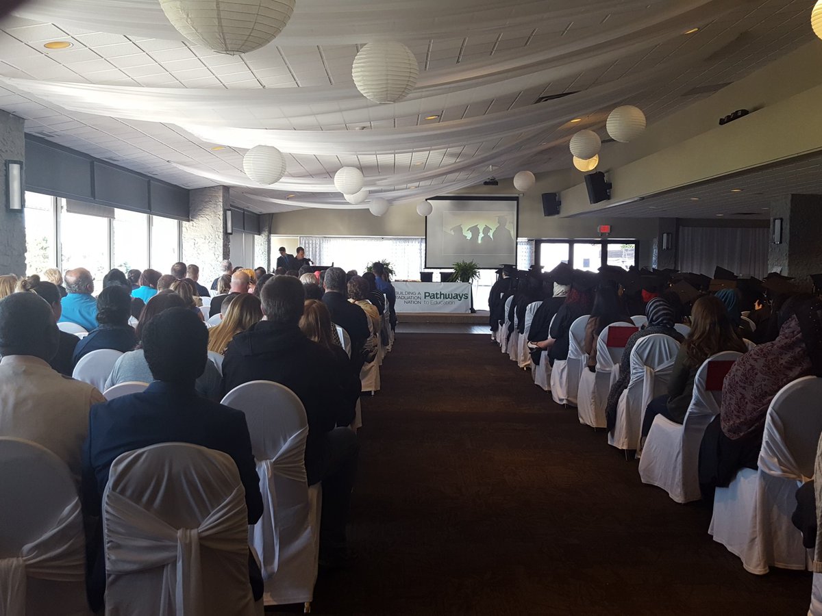 Pathwaysham's tweet image. Kick starting #PathwaysHamiltonGrad with words from Pathways Hamilton Director Brent Esau