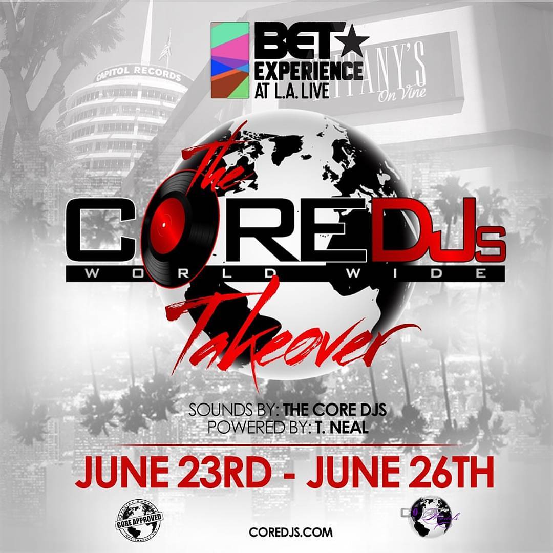 KINGJSTHEBEST's tweet photo. Catch me in LA with the hottest DJs on the planet! @OfficialCoreDJs @IAMTONYNEAL  6/23-26th @BETAwards #ALLTHEWAYUP https://t.co/bB2Psj8q5v