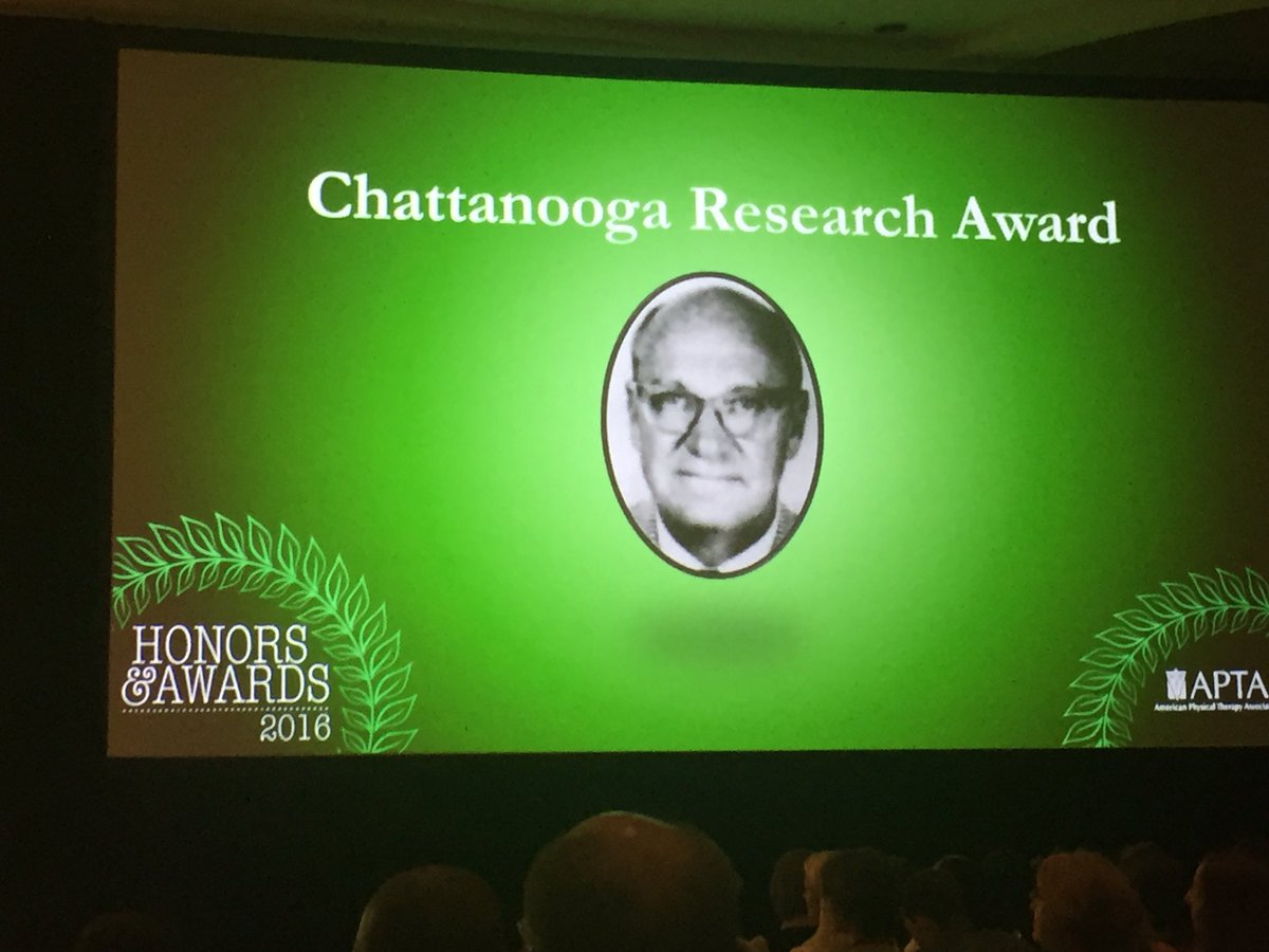 APTA_AcadPTEd's tweet photo. Congrats to Gammon Earhart for receiving the Chattanooga Research Award #APTANEXT @wustl_pt https://t.co/43HEQcRG1T