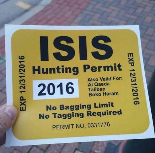 JerseyDanTwit's tweet image. Free to all USA Patriots #HuntingPermit