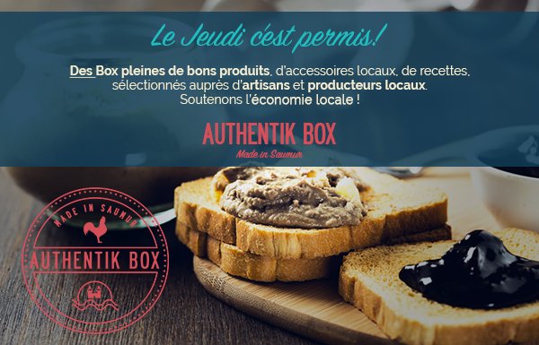 AuthentikBox's tweet image. Des produits authentiques et innovants: bit.ly/1YYOfXB   #Anjou #Tours #Food #Terroir #local #MadeInFrance