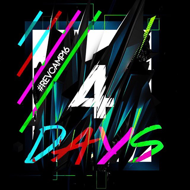 RevolutionYTH_'s tweet photo. #REVCAMP16 is 4 DAYS AWAY!!!!
Prep game is strong right now. Get ready for an epic week!!!! https://t.co/Dn6k8QpqN6