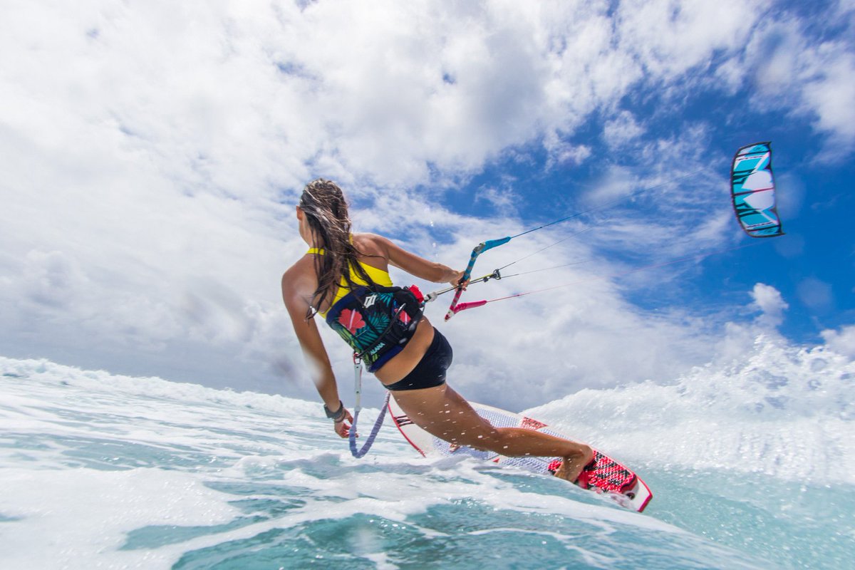 Why just swim when you can fly on water #naishalana Hope LeVin