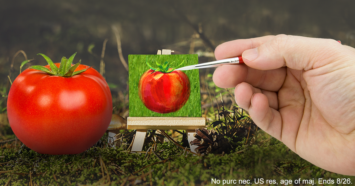 naturescare's tweet photo. Instagram your tomato w/ #GoodTomatoContest and we may paint you a tomato portrait. Rules https://t.co/brz8s7xOdK https://t.co/QRWynqEgcZ