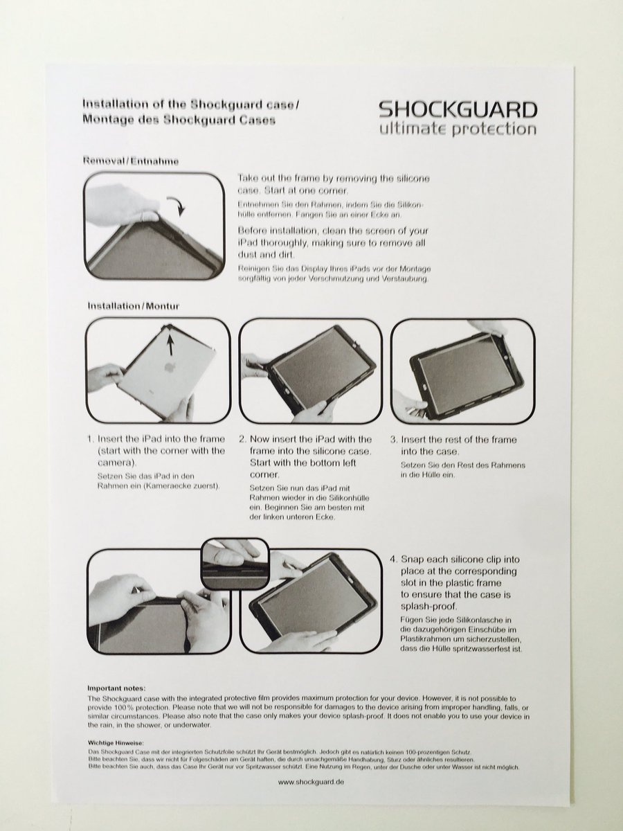 wewersbusch's tweet photo. Neue #iPad-Hüllen für die #Schule. Praktisch unzerstörbar. Getestet in der Klasse 5 😂 #DigitaleBildung #ShockGuard https://t.co/prWSctIHi8