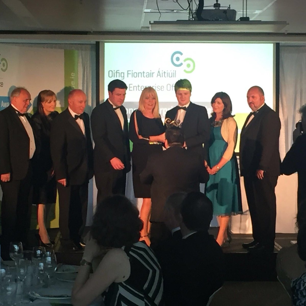 A massive congrats to tonight's overall winner "Applied Concepts Ltd" @LEOOffaly NEAwards16 🎉🎉🎉