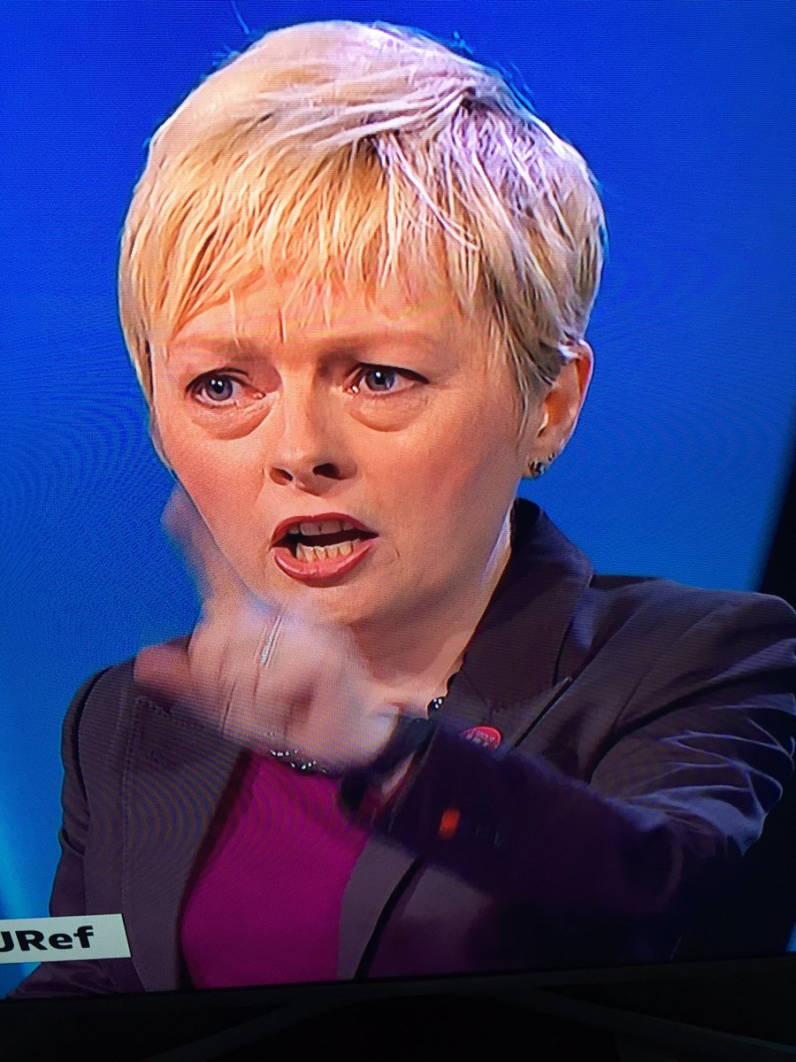 Pedders18's tweet photo. This woman is so fucking annoying #ITVEURef #Beavis #StopPointing https://t.co/6TH4Wxp4iN