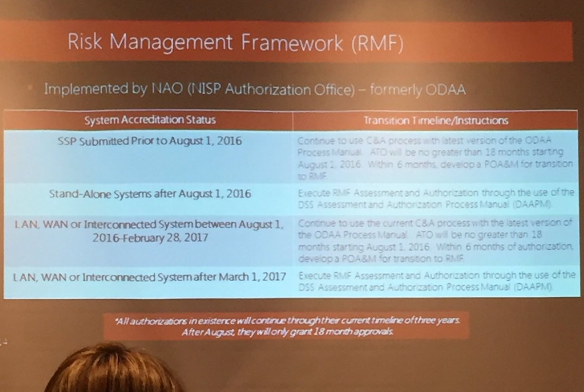 NCMSNational's tweet photo. Visit @TheCDSE for training on the new RMF process! #NCMS2016 https://t.co/nsf6zBG3BM