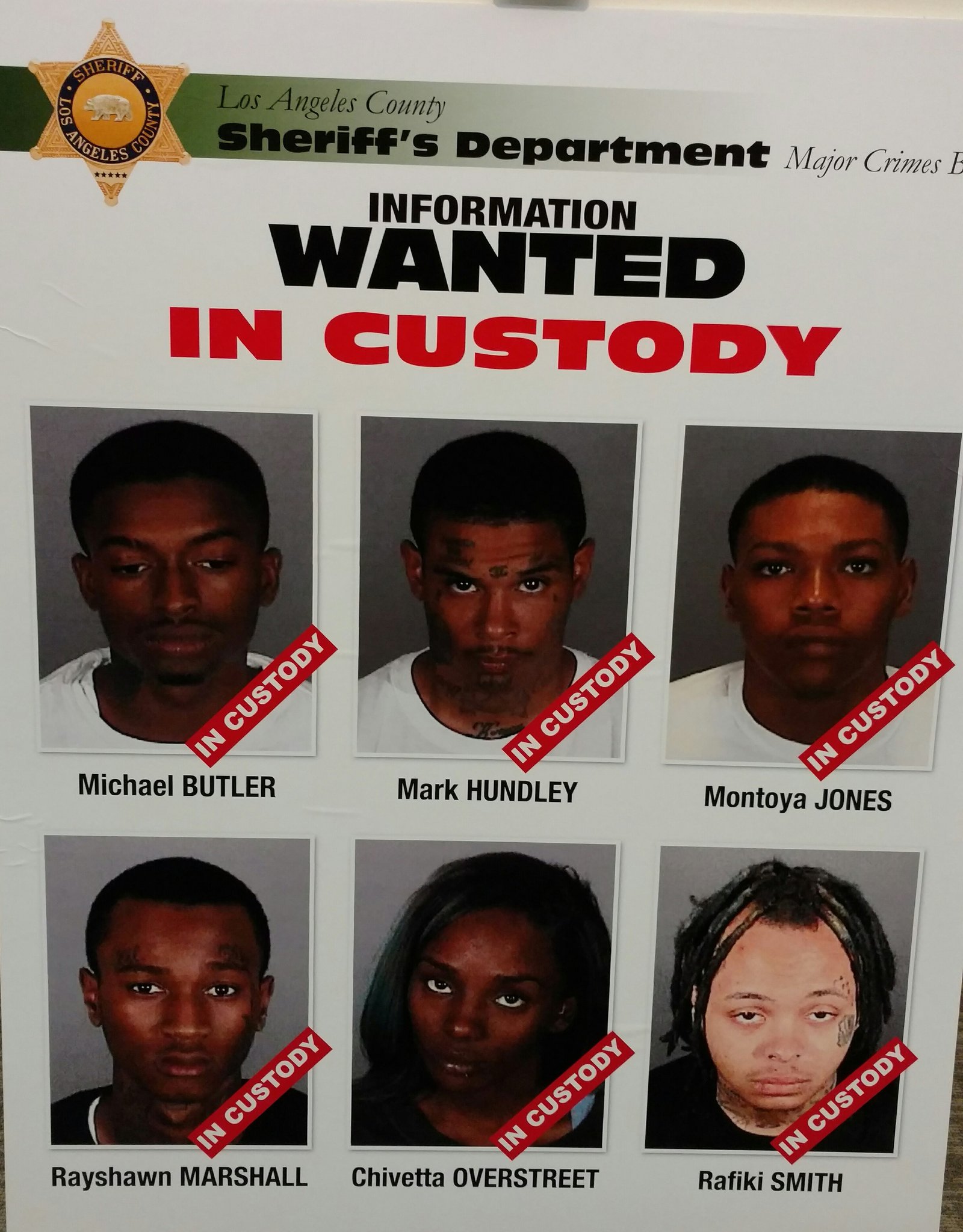 LA County Sheriff's on Twitter: "#HappeningNow #LASD Major Crimes Bureau *WANTED* Suspects for ...