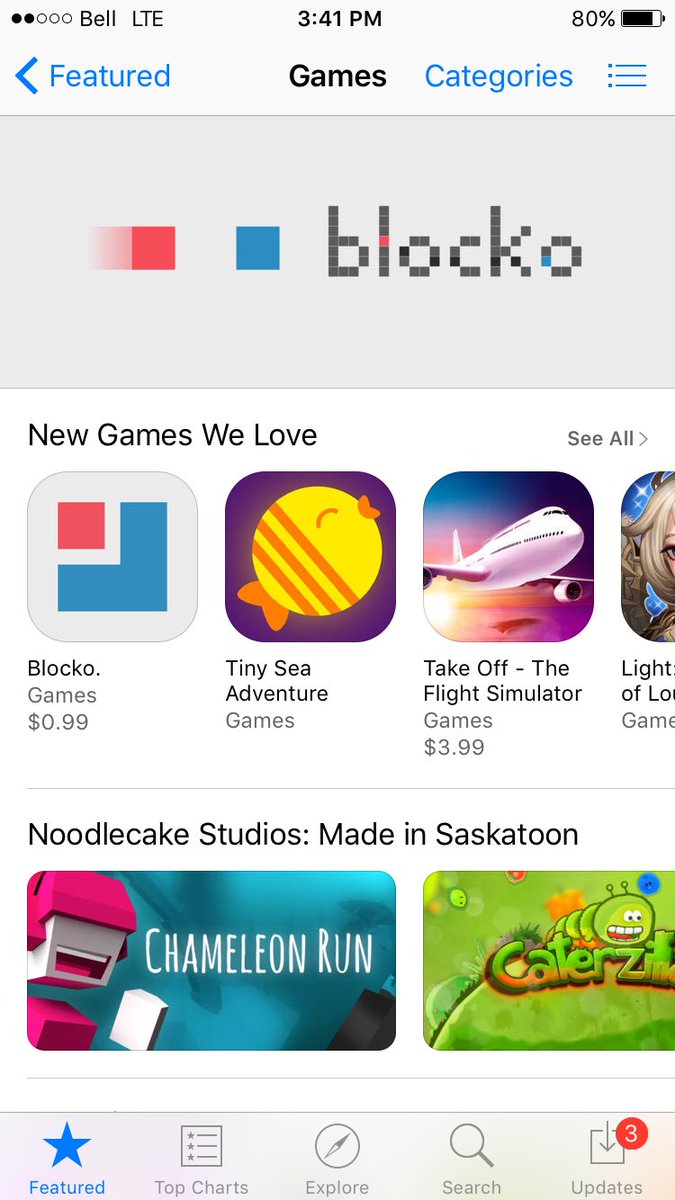 ltm's tweet photo. Pretty cool to see @blockogame get featured in the appstore in some countries! https://t.co/ApTgtDz4I5