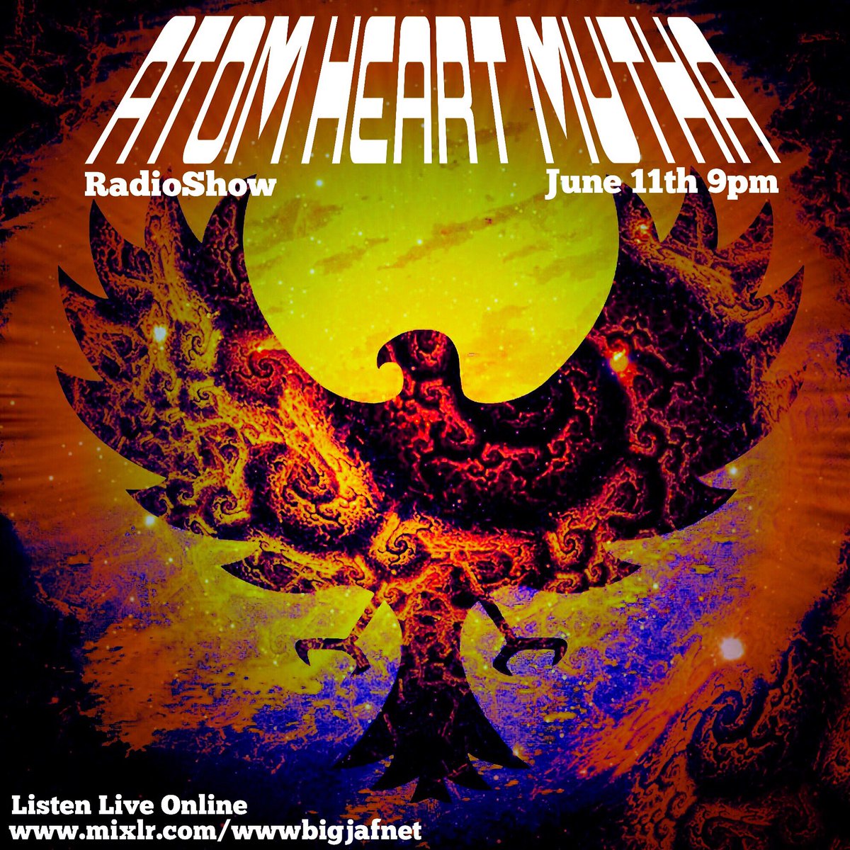 Saturday's #AtomHeartMutha #RadioShow goes #live #online at 9pm + again on <a href="/GripOfDelusion/">GripOfDelusion Radio</a> on Sunday #stoner #psych