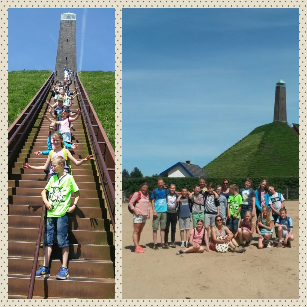 Ackerweidetweet's tweet photo. Voor de liefhebbers een mooie wandeling naar de piramide van #Austerlitz tijdens het schoolkamp groep 8. #lekkerweer https://t.co/Eu9MaedclC