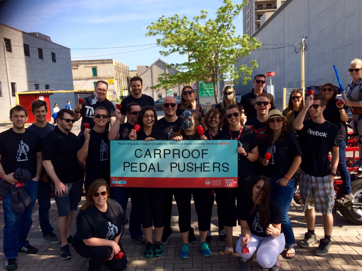 CARFAXca's tweet photo. Riding the Big Bike in support of @TheHSF #RideBigLiveBig!! #ldnont https://t.co/S7w8jORrIh