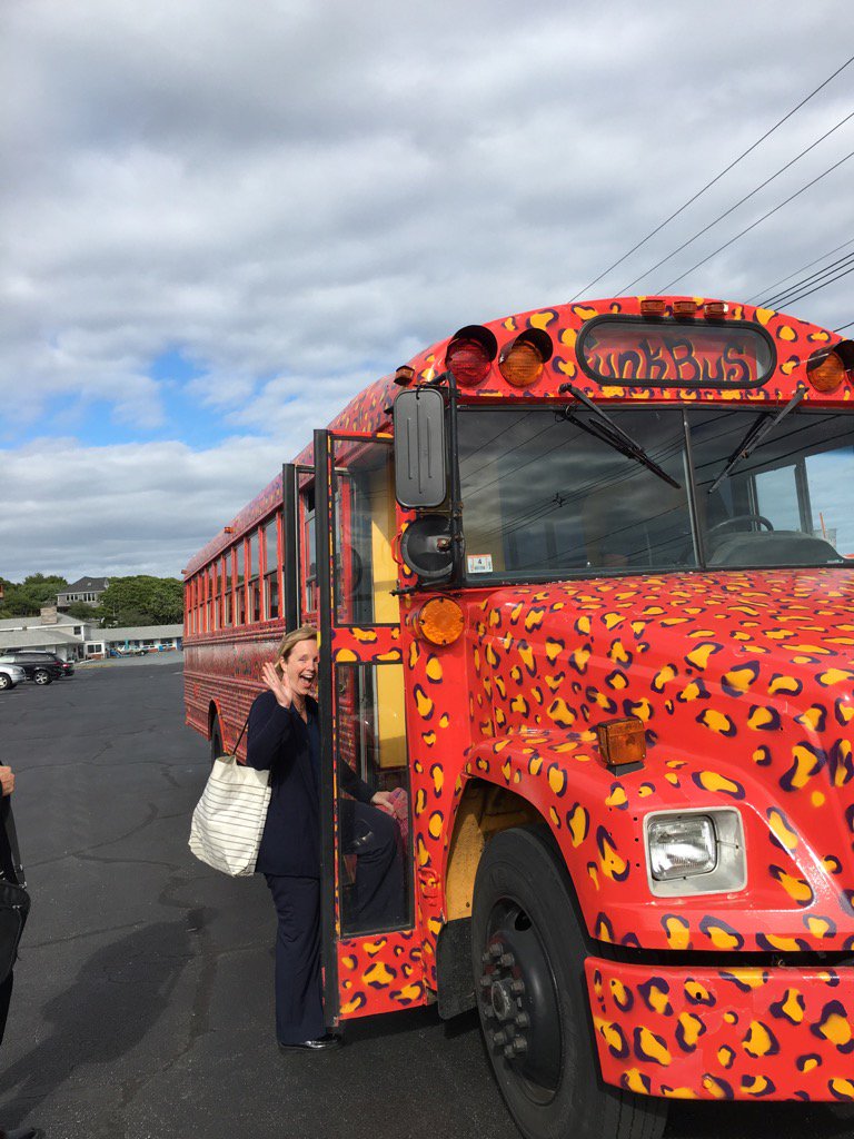 ULIBoston's tweet photo. Riding #Ptown style to the TAP presentation #funkbus https://t.co/Oz6RsX0IvQ