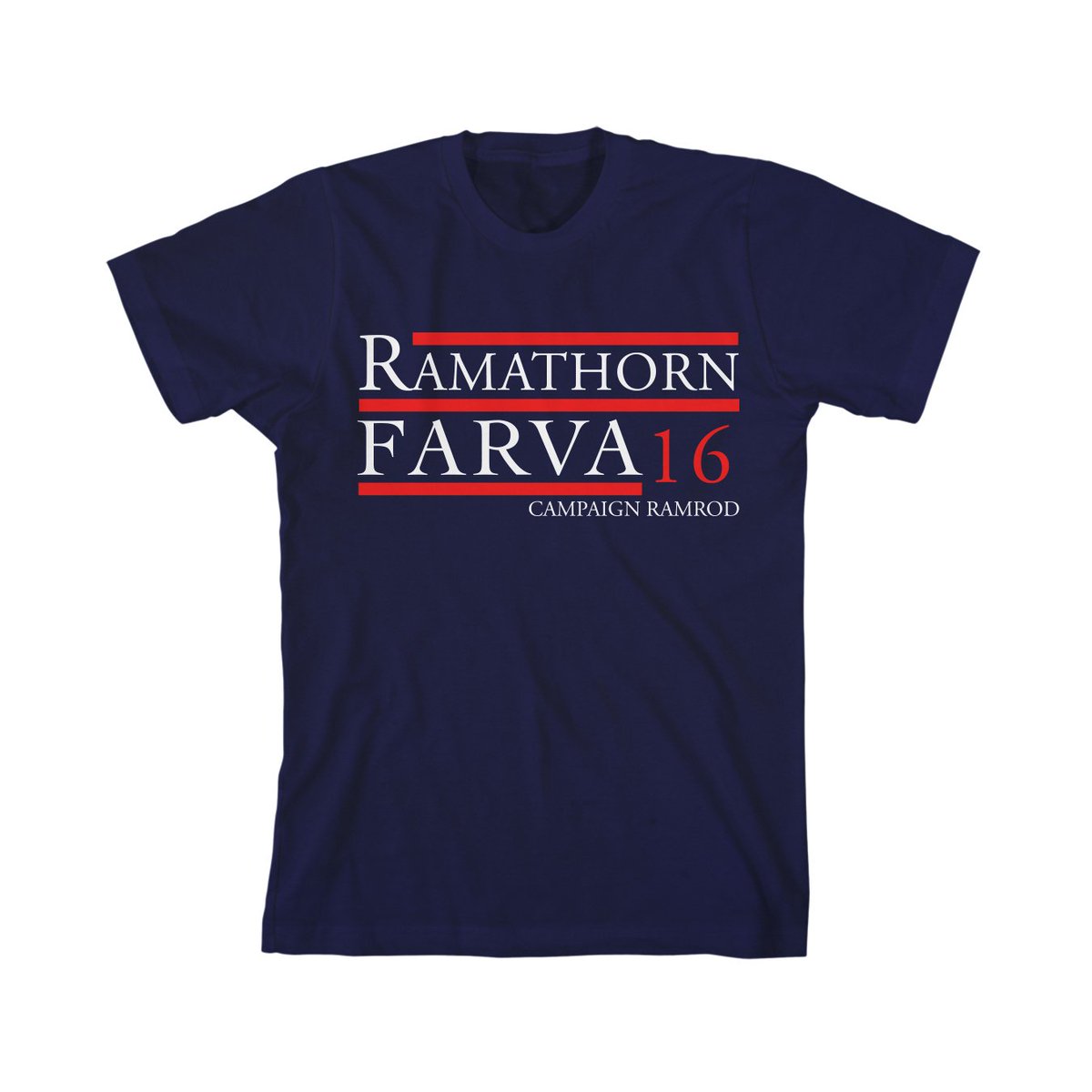 SteveLemme's tweet photo. FarvaThorny2016! Get your Farva/Ramathorn shirts here: https://t.co/x05Uohwrx3 @HeffernanRules  @jaychandrasekha https://t.co/3y0dl5xKHJ