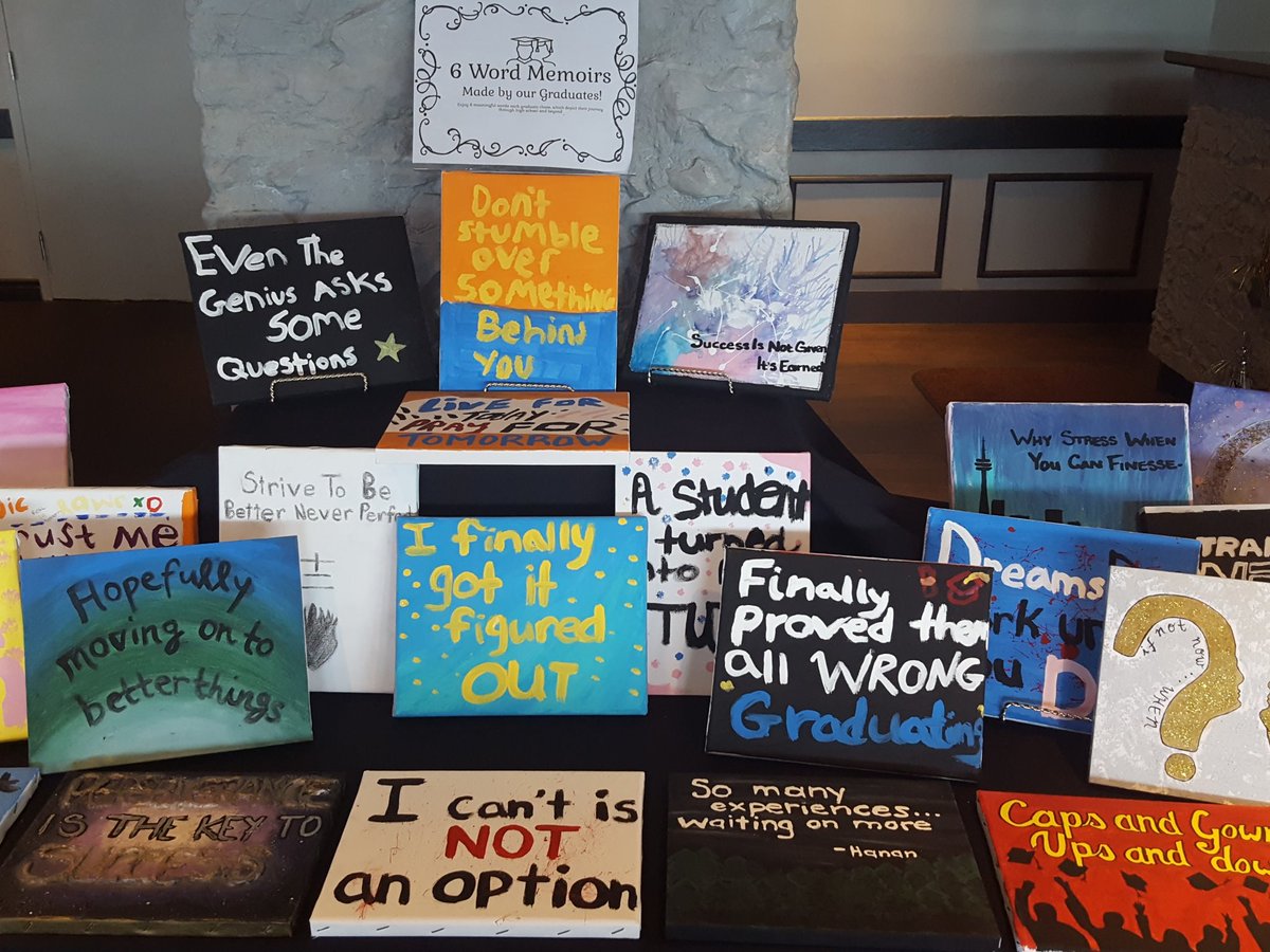 Pathwaysham's tweet image. 6 word memoirs created by our graduates! #PathwaysHamiltonGrad