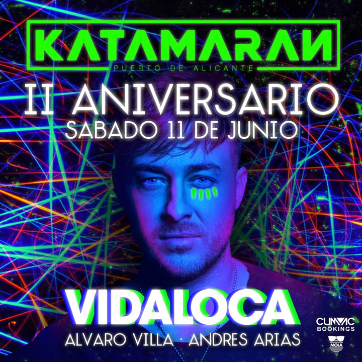 Este Sábado estamos de ANIVERSARIO ! Ademas con todo un lujazo de invitado como es VIDALOCA 🔥🔥