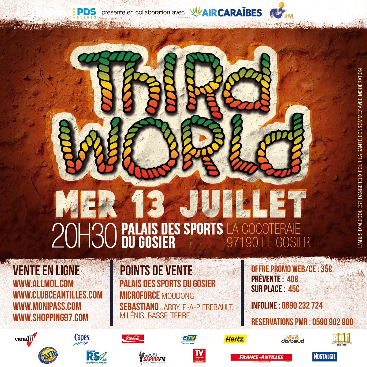 #GUADELOUPE your #ReggaeAmbassadors are coming to celebrate with you JULY 13 at the #PalaisDesSportsDuGrosier