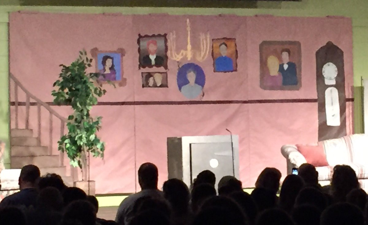 t_guercioni's tweet photo. JHS Art Club drama scenery for Mr. DiFrancia. Great job, so proud. #jhsartclub https://t.co/OPGTznm7fF