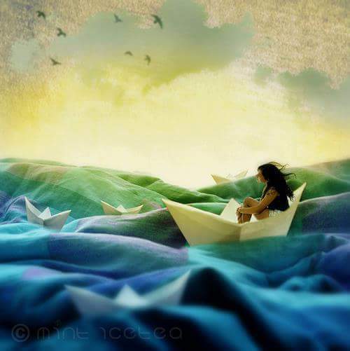 Dalga denize sordu; Senin gibi olabilir miyim? 
Deniz cevap verdi; 
Çok kolay, Sakinleş, yeter..

Ramana Maharshi