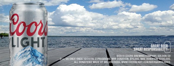 Come drink beer and save lakes with <a href="/K102/">K102</a> - Check out bit.ly/283XA6D for upcoming events! #beersaveslakes