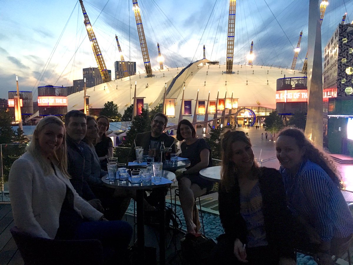 natalienoodle's tweet photo. Awesome fun @brooklynbowl @TheO2 tonight with team @BlueprintBolts Finished with cocktail and views https://t.co/guuuqTkRWn