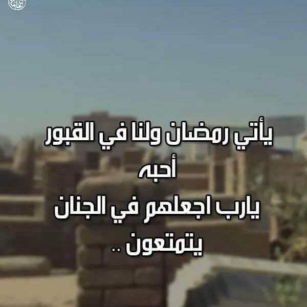 الله يرحم جميع أموات المسلمين ويغفر الهم ذنوبهم