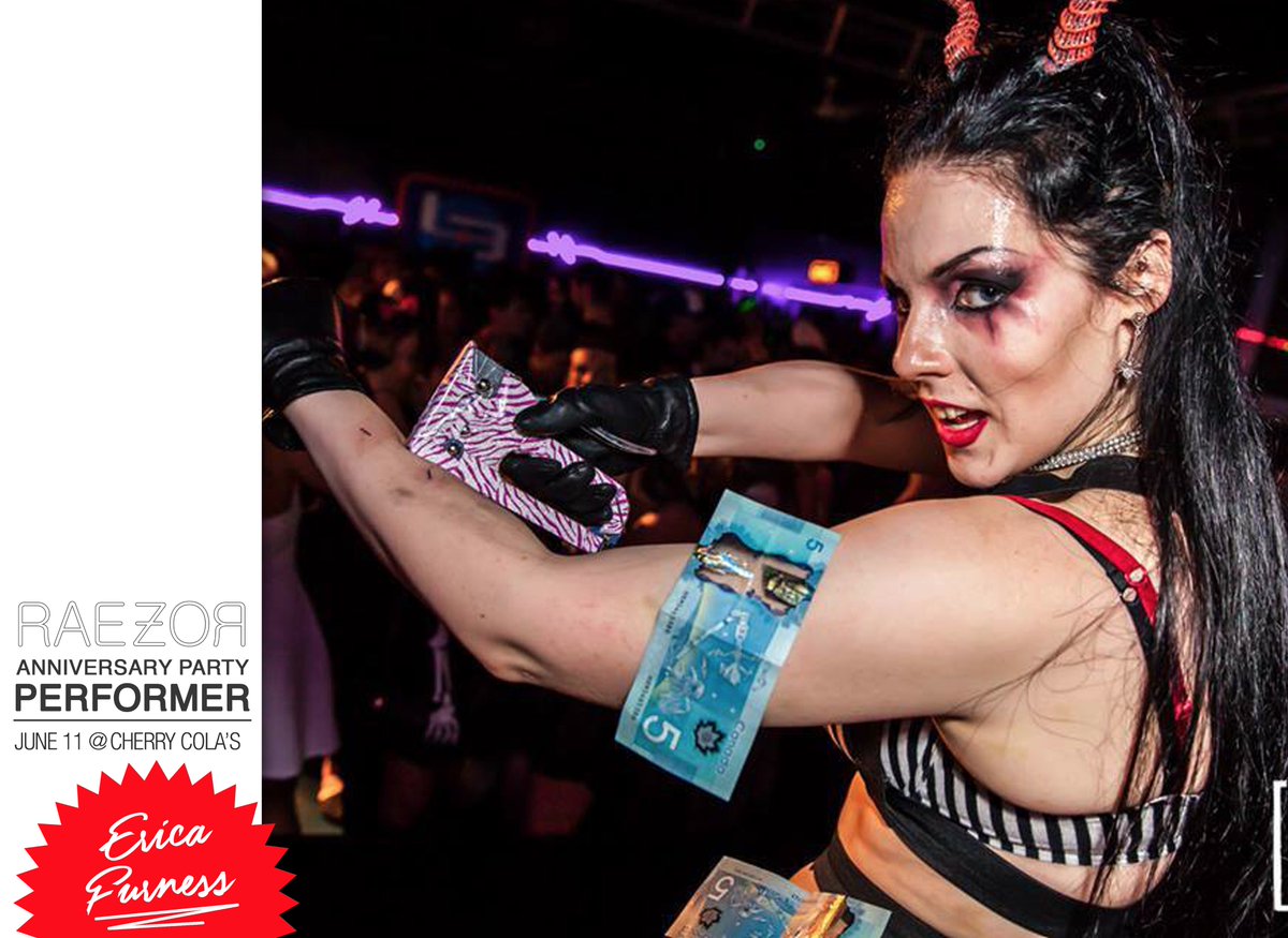 Use a staple gun on international circus performer @EricaFurness at our anniversary party! goo.gl/iEr5nn