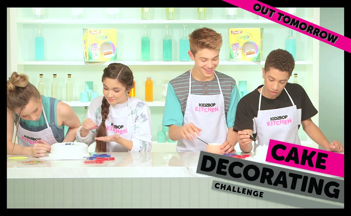 KIDZ BOP on Twitter "TOMORROW The KIDZBOP Kids' cake decorating