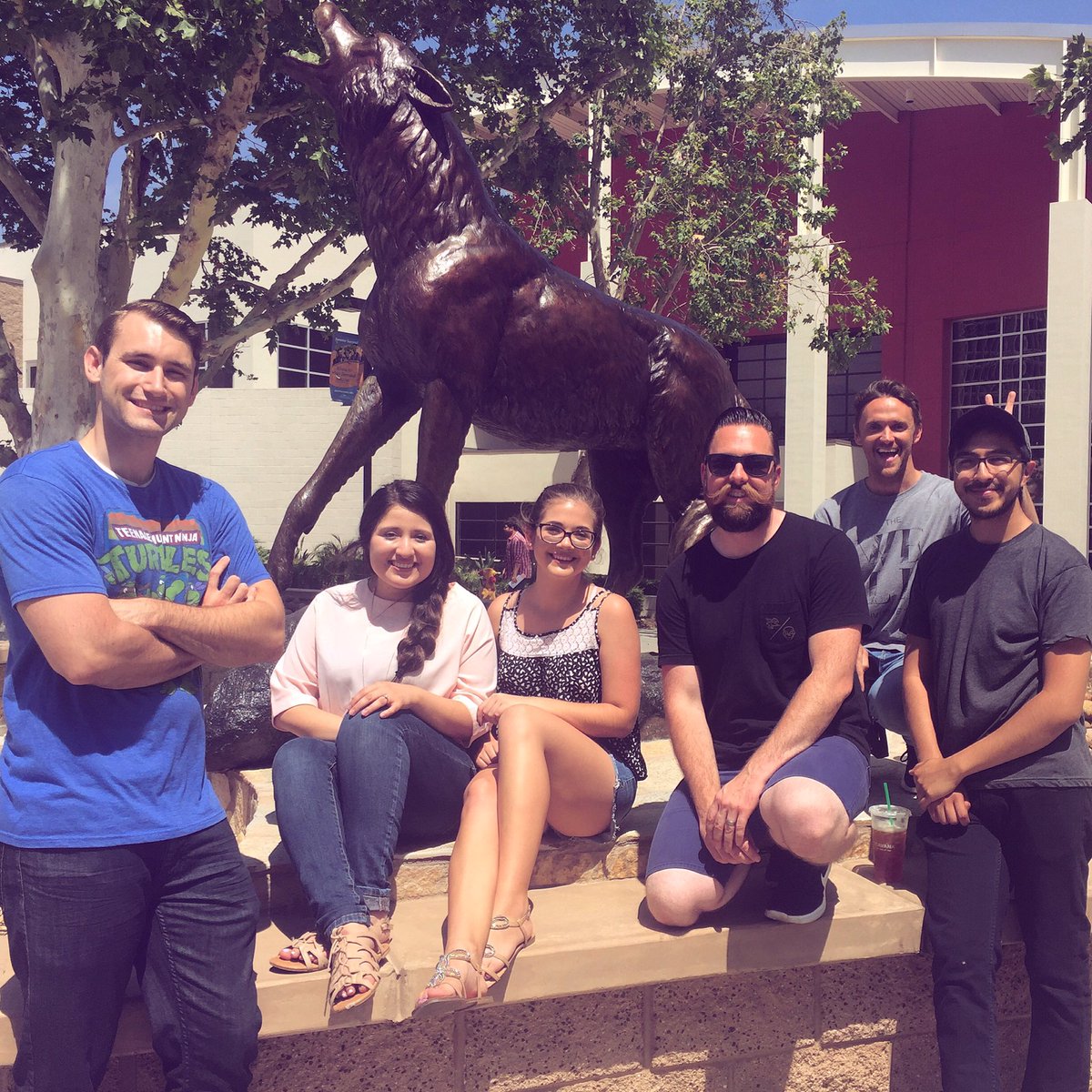 thewell_harvest's tweet image. Saying goodbye to another year spreading the gospel with these Coyotes! Have a great summer! #csusb #csusbsmsu