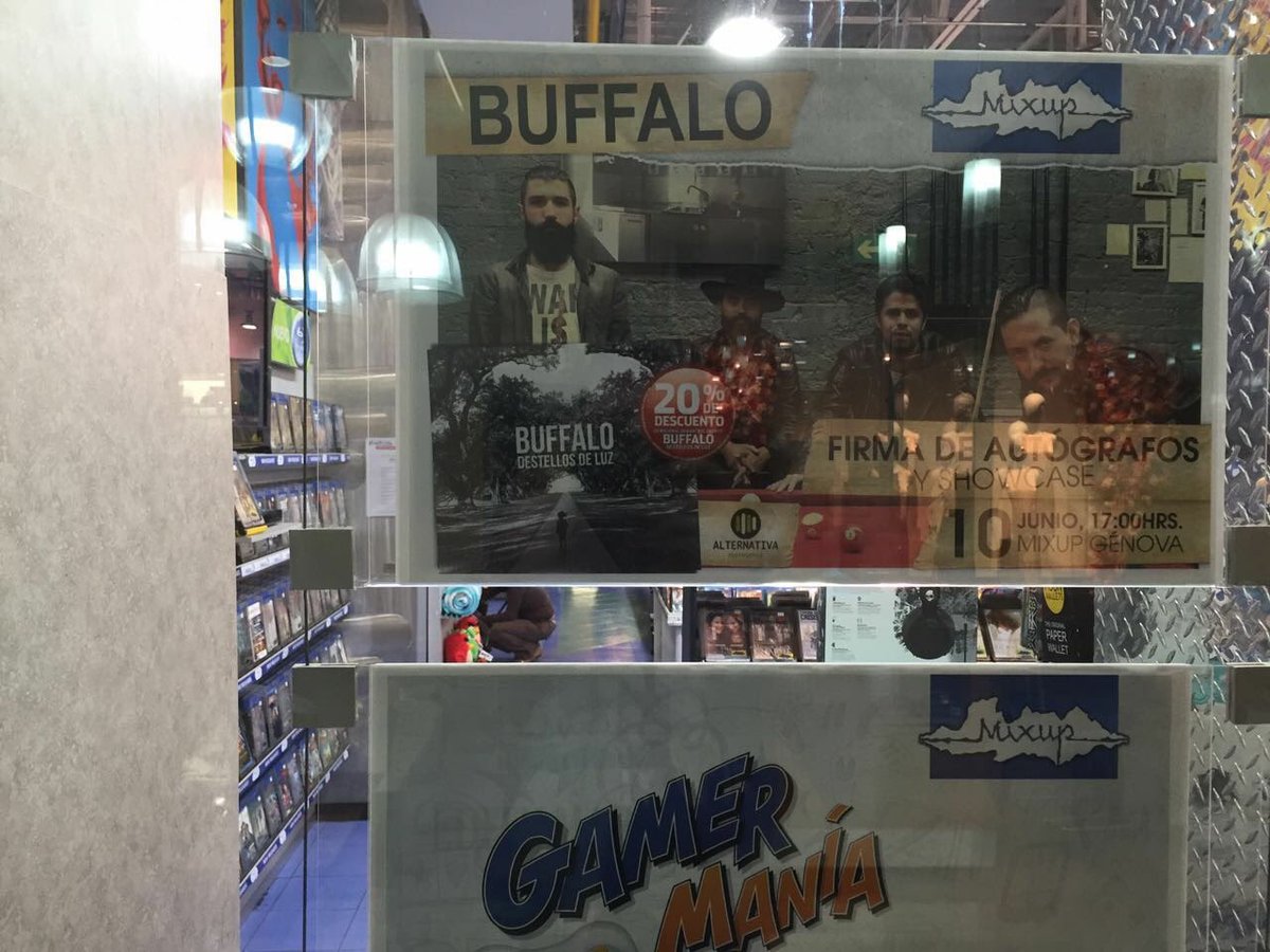 buffalo_mx's tweet photo. Nos vemos mañana en nuestro Showcase en @MixupTeam de la #ZonaRosa a las 17:00 hrs!
#DestellosDeLuz https://t.co/wEE93eWeGz