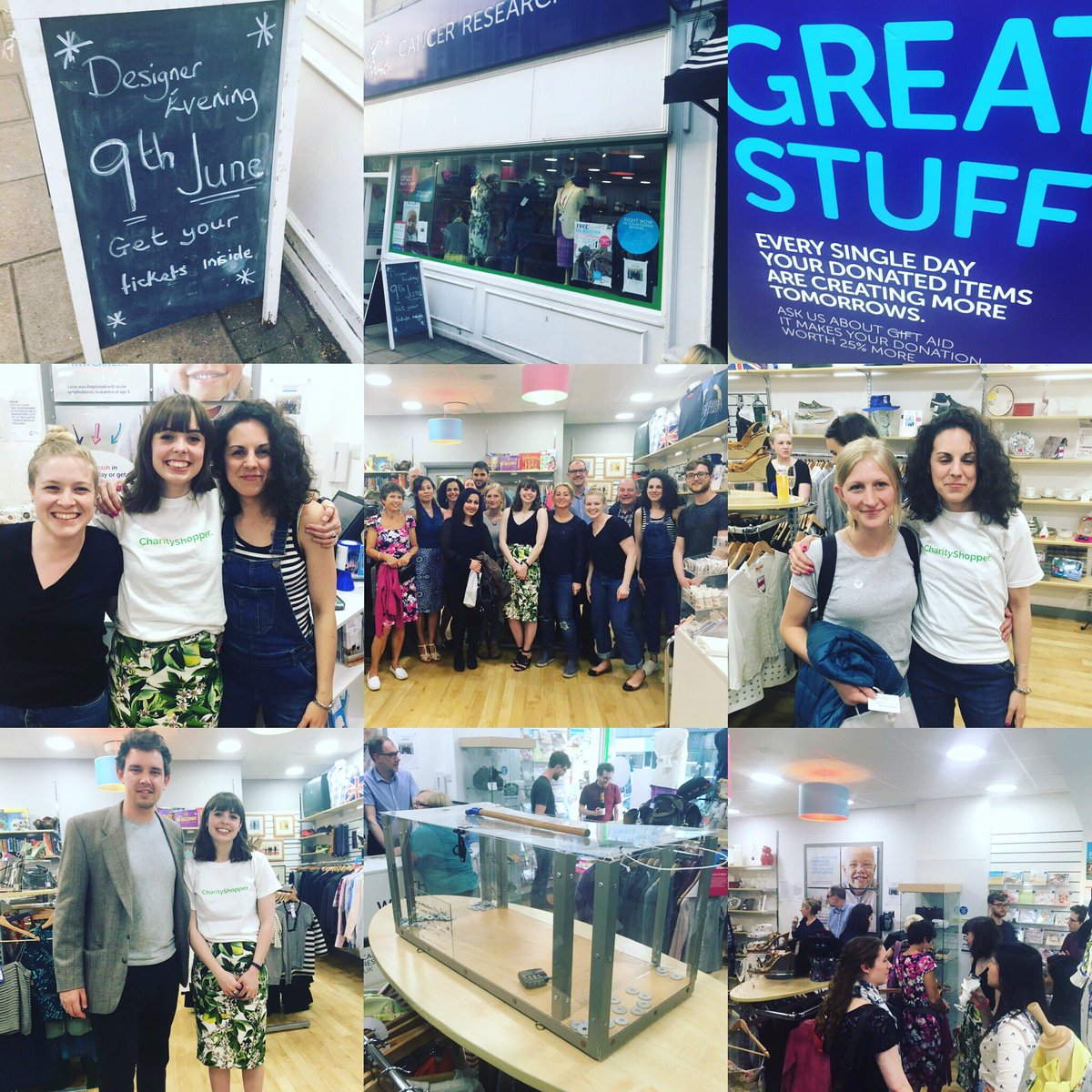 CharityShopper_'s tweet photo. Over 2k raised for @CR_UK at @CRUKwimvil tonight. Great to be a part of it! Love team @CharityShopper_  #charity https://t.co/t4bE8Xlb6t