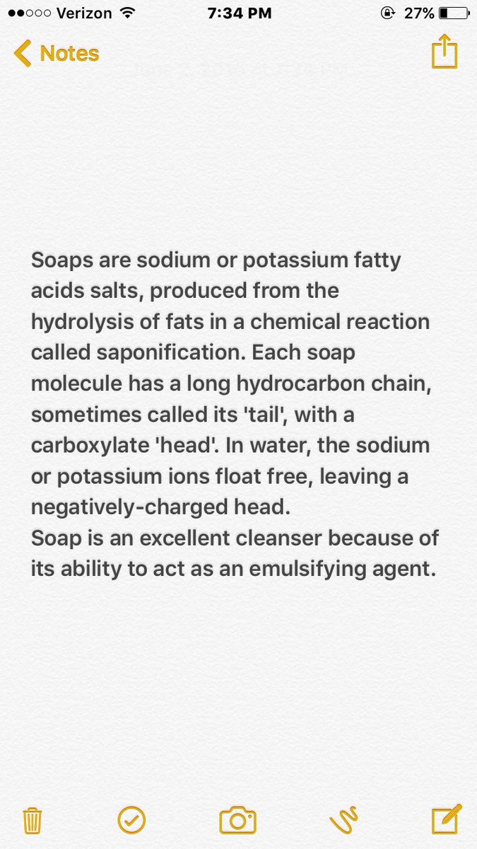 Zarriello06's tweet photo. Ever wonder how soap works? #cartychem https://t.co/YHJmqHcKNG