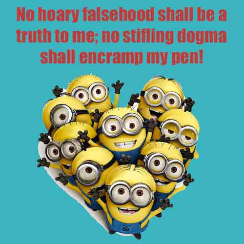 minionmemes3's tweet photo. rt if you want  o stifling dogma encramping ur pen #minions #rejectfalseicons https://t.co/rlTxu1NsNl