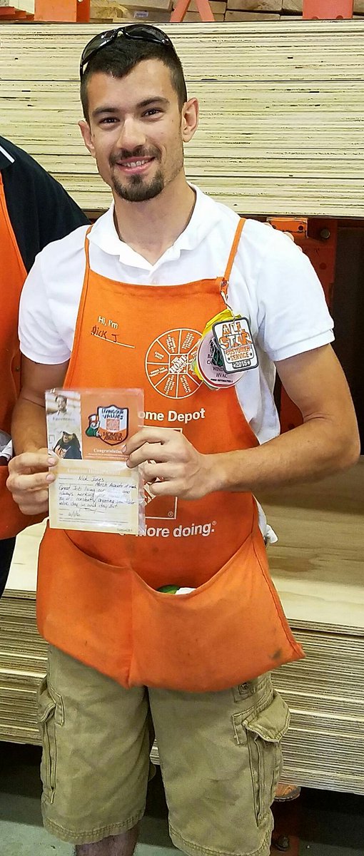 Congratulations Nick. Merchandising Associate of the month <a href="/horibin/">Paul Horibin</a> <a href="/KJChamberland/">Kevin Chamberland</a> #livingourvalues