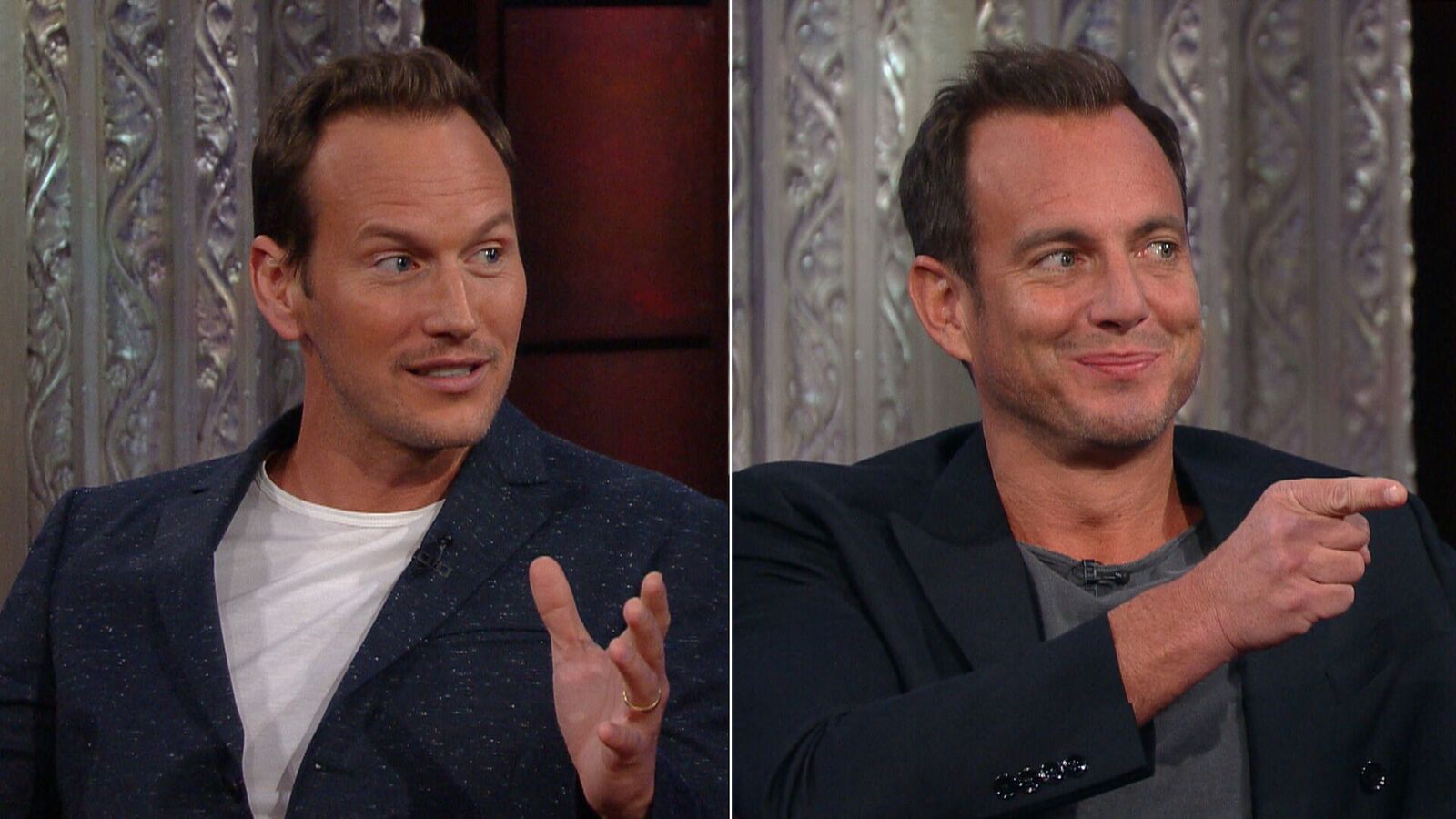 “Um, has anyone ever seen Patrick Wilson and Will Arnett in the same room? 