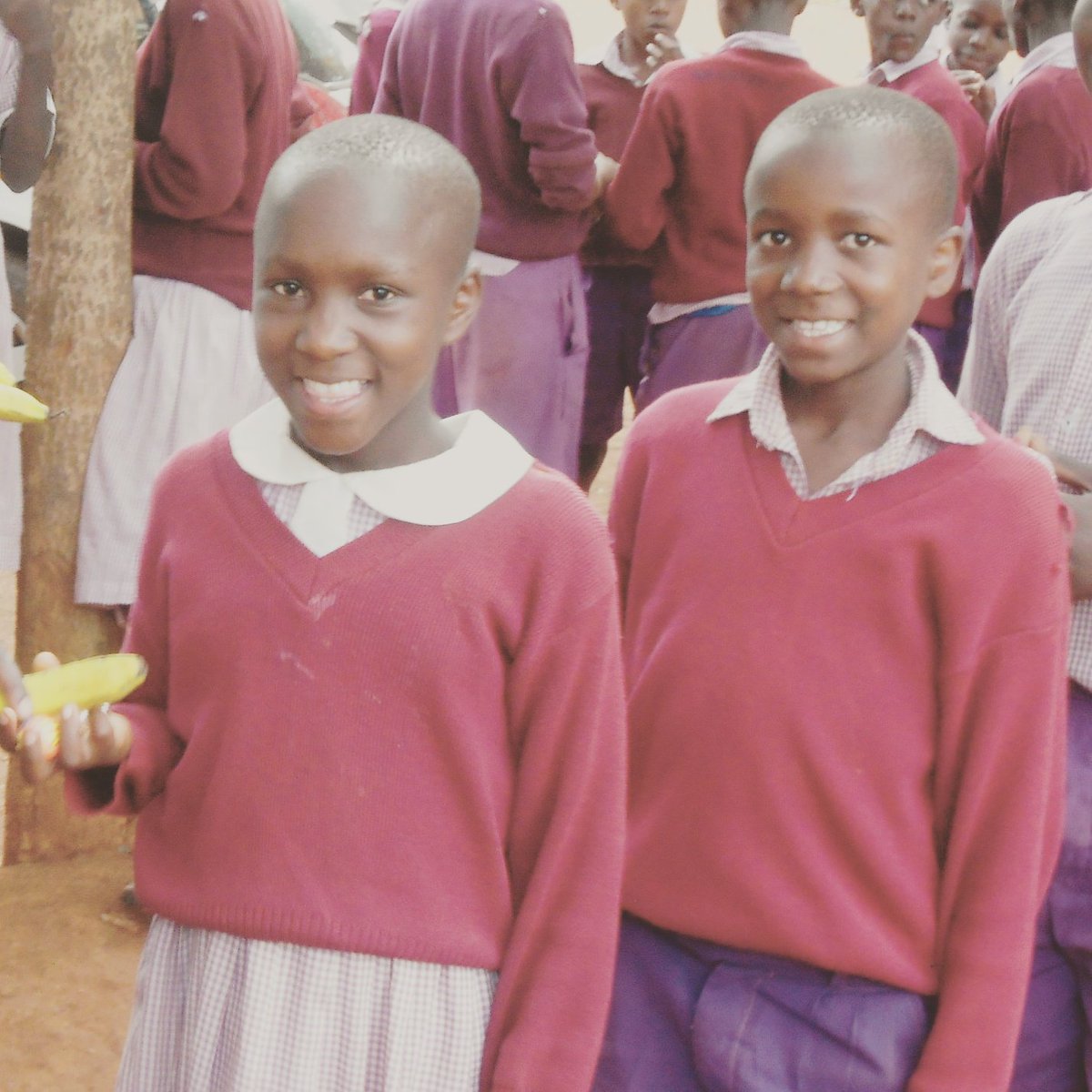 Meet two of our #TumainiKids, Marion Adhiambo and Bernard Ochieng.