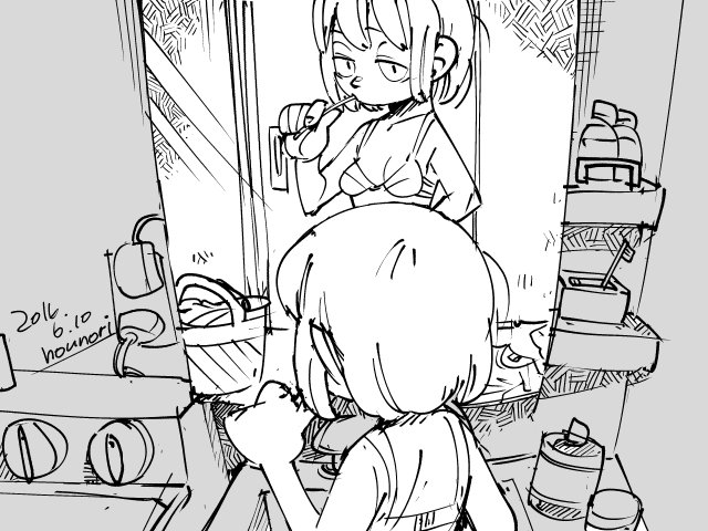 お絵描き:歯みがき 