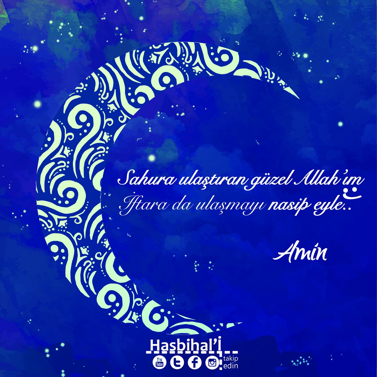 Bizi Sahura Ulaştıran Güzel Allah'ım, 
İftara da ulaşmayı nasip eyle.. :)
Amin**
