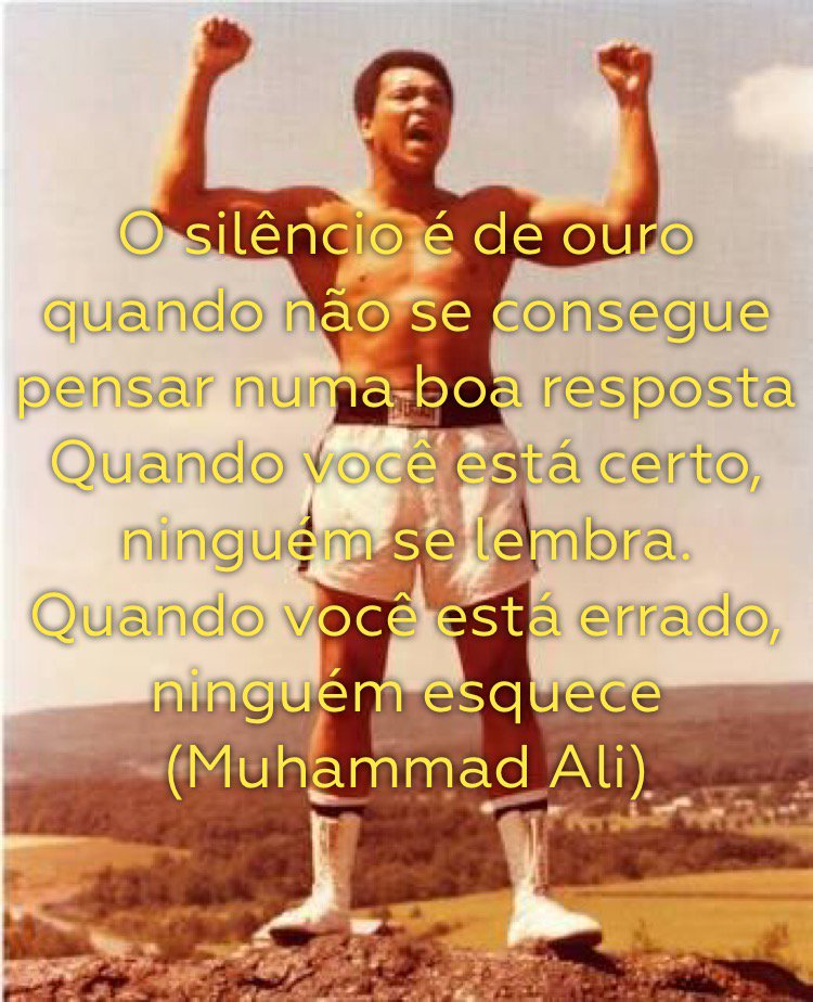trabalhandoemcs's tweet image. Da série frases de Muhammad Ali (4/8)
Inspire-se e compartilhe!!