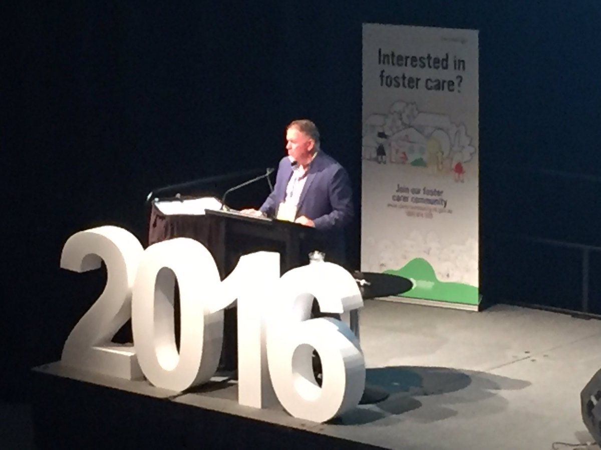 CEO @Grant__Fenton MC at the National Foster Carers Conference open your hearts , open your home #2016NFCC